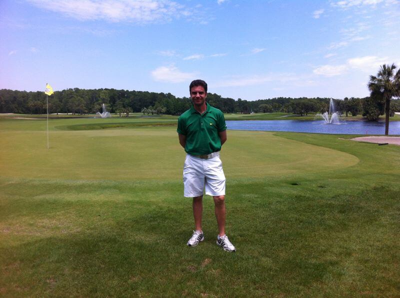 Our golf PRO Mario Fernández waits for you in a beautiful golf course